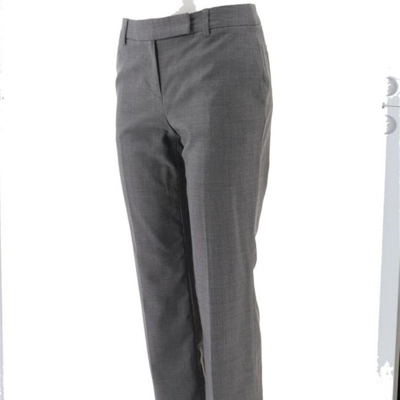 NWT LANDS' END PANTS LIGHT CHARCOAL (GRAY) 2P (PETITE) - Picture 2 of 9